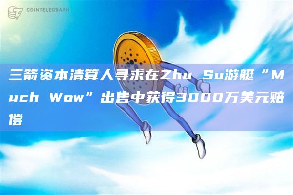 三箭资本清算人寻求在Zhu Su游艇“Much Wow”出售中获得3000万美元赔偿插图 三箭资本清算人寻求在Zhu Su游艇“Much Wow”出售中获得3000万美元赔偿