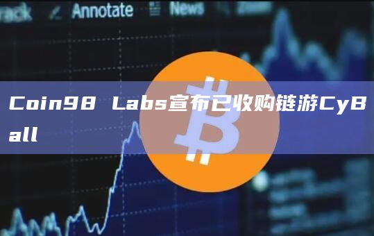 Coin98 Labs宣布已收购链游CyBall