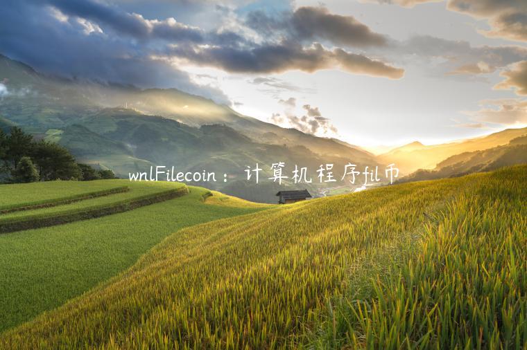 wnlFilecoin:计算机程序fil币插图 wnlFilecoin:计算机程序fil币