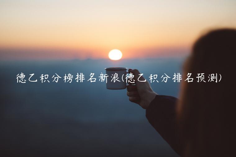 德乙积分榜排名新浪(德乙积分排名预测)