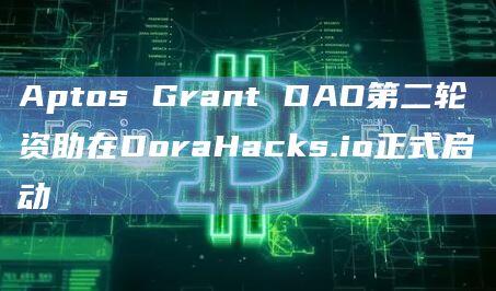 Aptos Grant DAO第二轮资助在DoraHacks.io正式启动插图 Aptos Grant DAO第二轮资助在DoraHacks.io正式启动