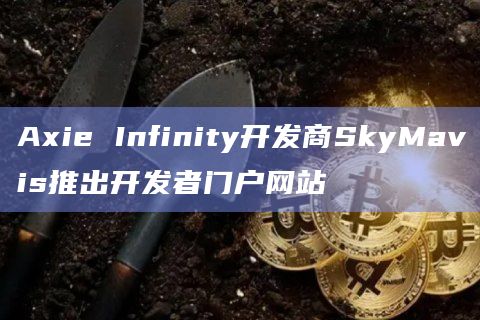Axie Infinity开发商SkyMavis推出开发者门户网站