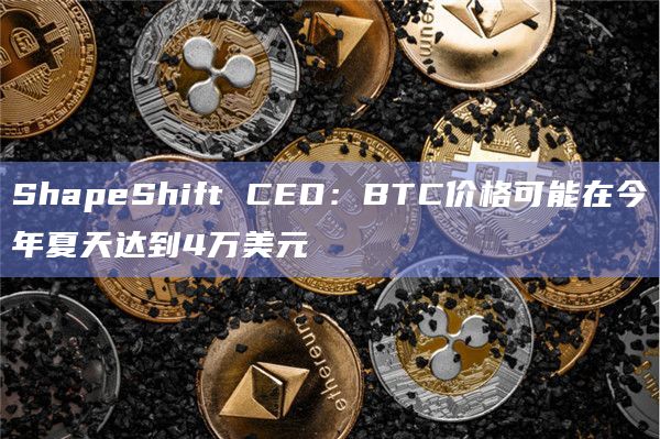 ShapeShift CEO：BTC价格可能在今年夏天达到4万美元