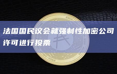 法国国民议会就强制性加密公司许可进行投票插图 法国国民议会就强制性加密公司许可进行投票