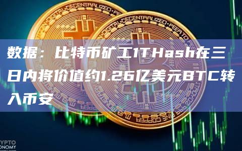 数据:比特币矿工1THash在三日内将价值约1.26亿美元BTC转入币安插图 数据:比特币矿工1THash在三日内将价值约1.26亿美元BTC转入币安