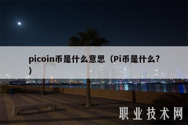 picoin币是什么意思(Pi币是什么?)插图 picoin币是什么意思(Pi币是什么?)