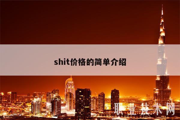 shit价格的简单介绍插图 shit价格的简单介绍