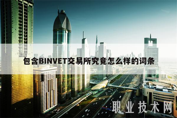 包含BINVET交易所究竟怎么样的词条插图 包含BINVET交易所究竟怎么样的词条