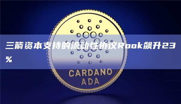 三箭资本支持的流动性协议Rook飙升23%