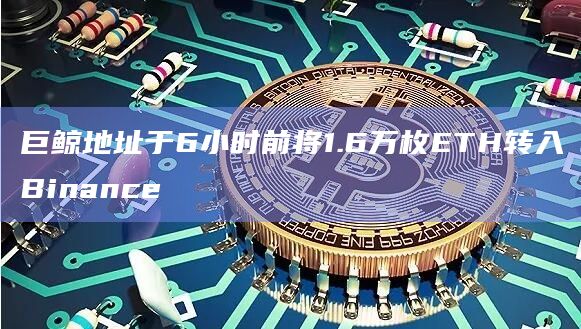 巨鲸地址于6小时前将1.6万枚ETH转入Binance插图 巨鲸地址于6小时前将1.6万枚ETH转入Binance