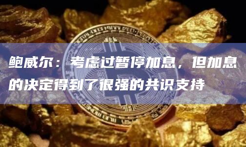 鲍威尔：考虑过暂停加息，但加息的决定得到了很强的共识支持