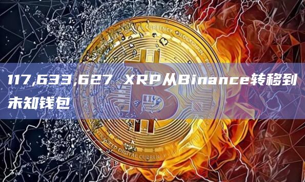 117,633,627 XRP从Binance转移到未知钱包