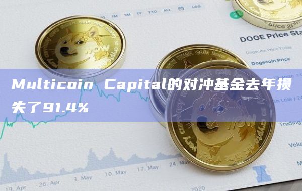 Multicoin Capital的对冲基金去年损失了91.4%