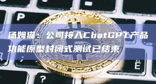 汤姆猫：公司接入ChatGPT产品功能原型封闭式测试已结束