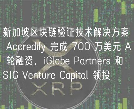 新加坡区块链验证技术解决方案 Accredify 完成 700 万美元 A 轮融资,iGlobe Partners 和 SIG Venture Capital 领投插图 新加坡区块链验证技术解决方案 Accredify 完成 700 万美元 A 轮融资,iGlobe Partners 和 SIG Venture Capital 领投
