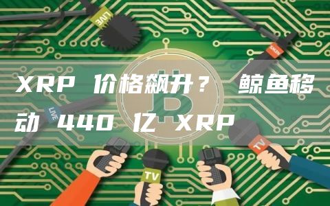 XRP 价格飙升? 鲸鱼移动 440 亿 XRP插图 XRP 价格飙升? 鲸鱼移动 440 亿 XRP