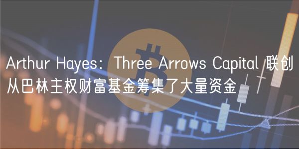 Arthur Hayes:Three Arrows Capital 联创从巴林主权财富基金筹集了大量资金插图 Arthur Hayes:Three Arrows Capital 联创从巴林主权财富基金筹集了大量资金