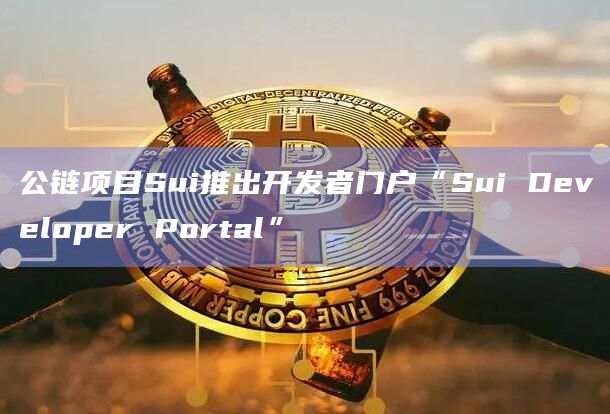 公链项目Sui推出开发者门户“Sui Developer Portal”
