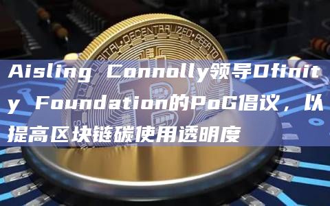 Aisling Connolly领导Dfinity Foundation的PoG倡议,以提高区块链碳使用透明度插图 Aisling Connolly领导Dfinity Foundation的PoG倡议,以提高区块链碳使用透明度