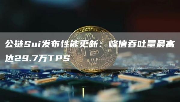 公链Sui发布性能更新:峰值吞吐量最高达29.7万TPS插图 公链Sui发布性能更新:峰值吞吐量最高达29.7万TPS
