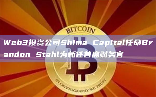 Web3投资公司Shima Capital任命Brandon Stahl为新任首席财务官插图 Web3投资公司Shima Capital任命Brandon Stahl为新任首席财务官