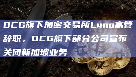 DCG旗下加密交易所Luno高管辞职,DCG旗下部分公司宣布关闭新加坡业务插图 DCG旗下加密交易所Luno高管辞职,DCG旗下部分公司宣布关闭新加坡业务