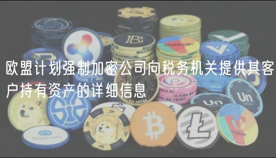 欧盟计划强制加密公司向税务机关提供其客户持有资产的详细信息插图 欧盟计划强制加密公司向税务机关提供其客户持有资产的详细信息
