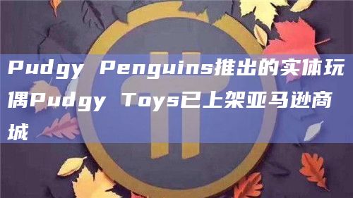 Pudgy Penguins推出的实体玩偶Pudgy Toys已上架亚马逊商城插图 Pudgy Penguins推出的实体玩偶Pudgy Toys已上架亚马逊商城