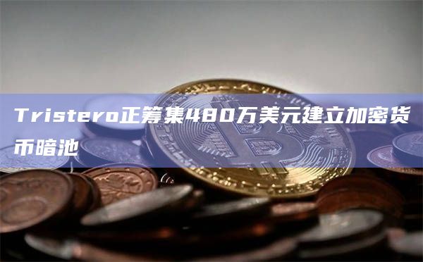 Tristero正筹集480万美元建立加密货币暗池