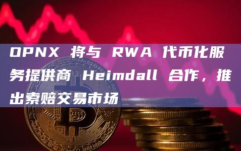 OPNX 将与 RWA 代币化服务提供商 Heimdall 合作,推出索赔交易市场插图 OPNX 将与 RWA 代币化服务提供商 Heimdall 合作,推出索赔交易市场