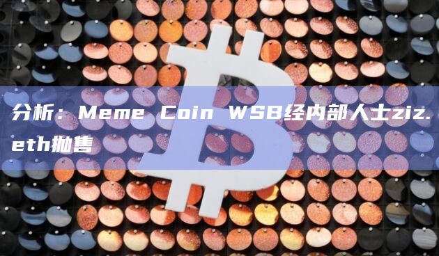 分析:Meme Coin WSB经内部人士ziz.eth抛售插图 分析:Meme Coin WSB经内部人士ziz.eth抛售