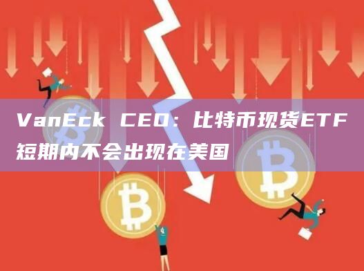VanEck CEO：比特币现货ETF短期内不会出现在美国