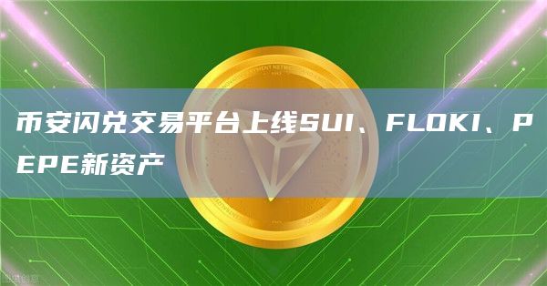 币安闪兑交易平台上线SUI、FLOKI、PEPE新资产