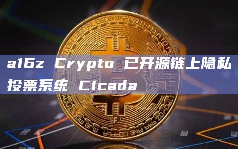 a16z Crypto 已开源链上隐私投票系统 Cicada
