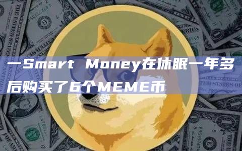 一Smart Money在休眠一年多后购买了6个MEME币插图 一Smart Money在休眠一年多后购买了6个MEME币