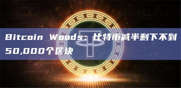 Bitcoin Woods:比特币减半剩下不到50,000个区块插图 Bitcoin Woods:比特币减半剩下不到50,000个区块