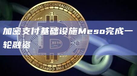 加密支付基础设施Meso完成一轮融资插图 加密支付基础设施Meso完成一轮融资