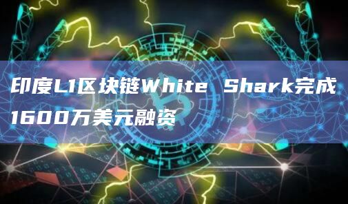 印度L1区块链White Shark完成1600万美元融资