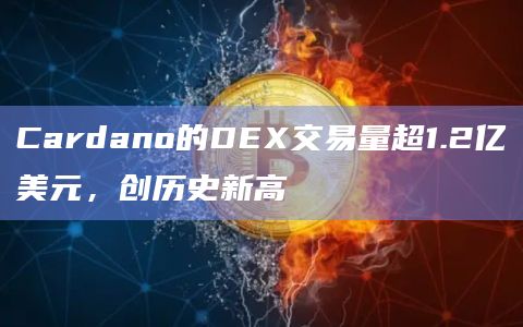 Cardano的DEX交易量超1.2亿美元，创历史新高