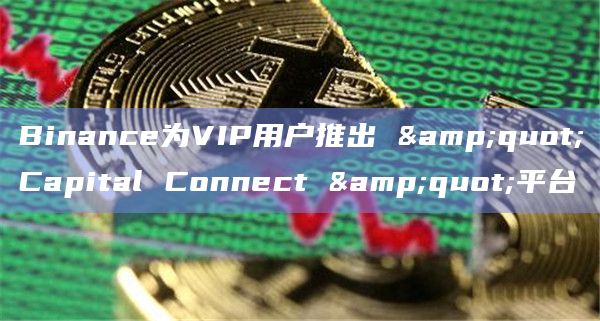 Binance为VIP用户推出 "Capital Connect "平台