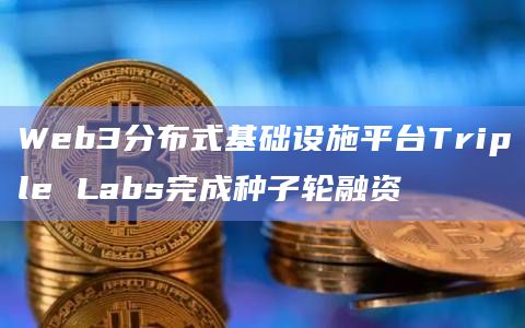 Web3分布式基础设施平台Triple Labs完成种子轮融资插图 Web3分布式基础设施平台Triple Labs完成种子轮融资