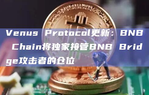 Venus Protocol更新:BNB Chain将独家接管BNB Bridge攻击者的仓位插图 Venus Protocol更新:BNB Chain将独家接管BNB Bridge攻击者的仓位