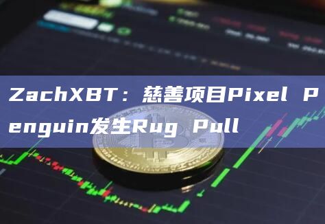ZachXBT:慈善项目Pixel Penguin发生Rug Pull插图 ZachXBT:慈善项目Pixel Penguin发生Rug Pull