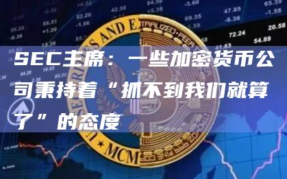 SEC主席：一些加密货币公司秉持着“抓不到我们就算了”的态度