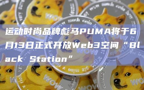 运动时尚品牌彪马PUMA将于6月13日正式开放Web3空间“Black Station”插图 运动时尚品牌彪马PUMA将于6月13日正式开放Web3空间“Black Station”