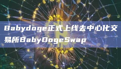 Babydoge正式上线去中心化交易所BabyDogeSwap