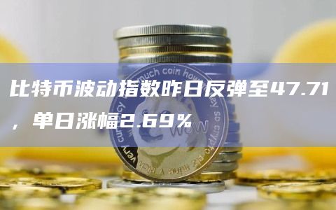 比特币波动指数昨日反弹至47.71,单日涨幅2.69%插图 比特币波动指数昨日反弹至47.71,单日涨幅2.69%
