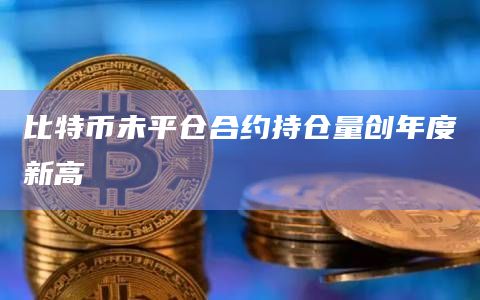 比特币未平仓合约持仓量创年度新高