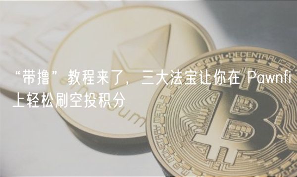 “带撸”教程来了,三大法宝让你在 Pawnfi 上轻松刷空投积分插图 “带撸”教程来了,三大法宝让你在 Pawnfi 上轻松刷空投积分