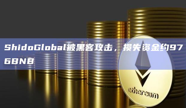 ShidoGlobal被黑客攻击，损失资金约976BNB
